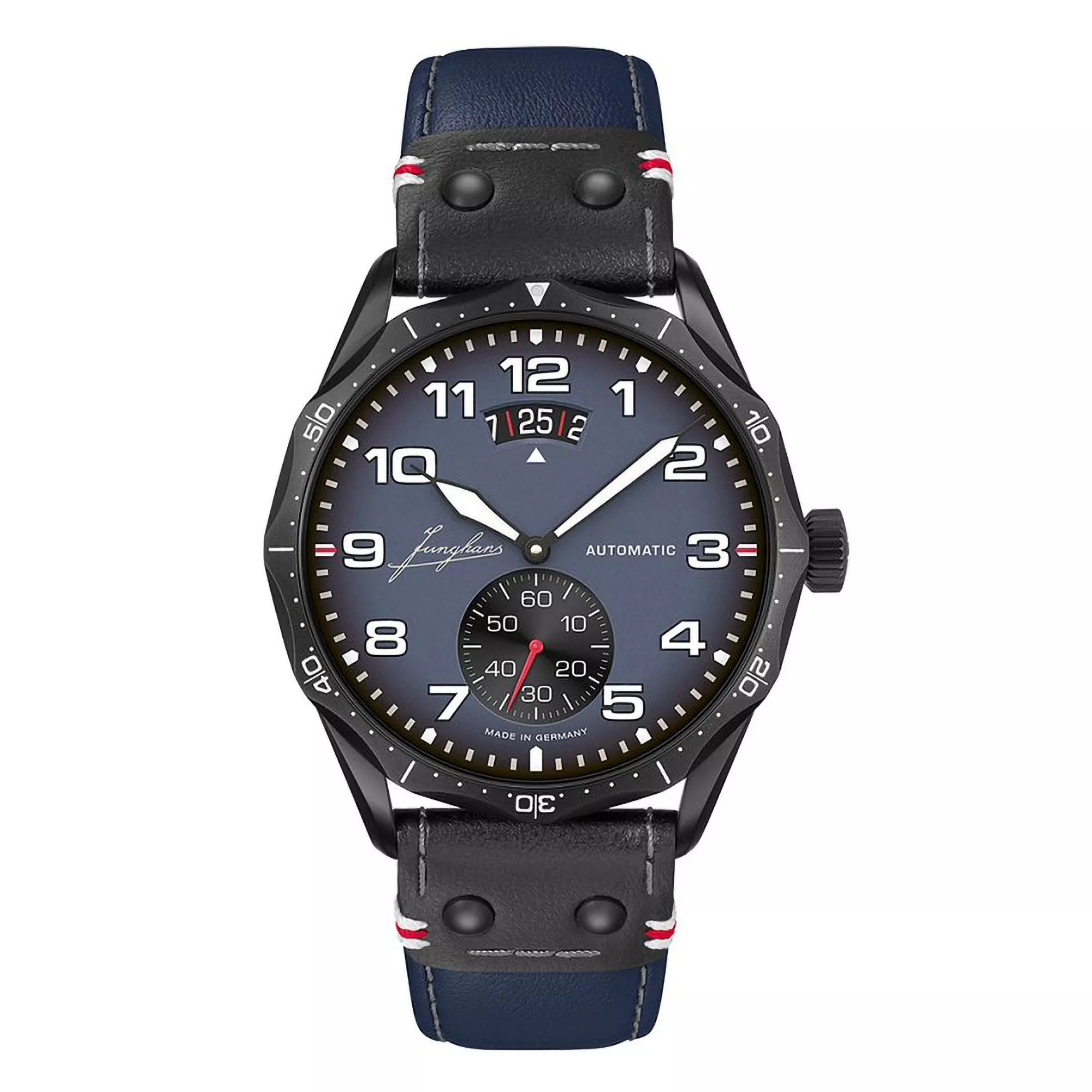 Junghans Meister Pilot Automatic Navy Blue Juwelier Bott